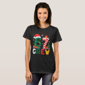 Womens Christmas 67 Crew Brainrot Funny Candy Cane T-Shirt (Vorne ganz)