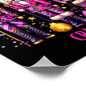 Womens Christmas Crushing It Nutcracker - Funny Re Poster (Ecke)