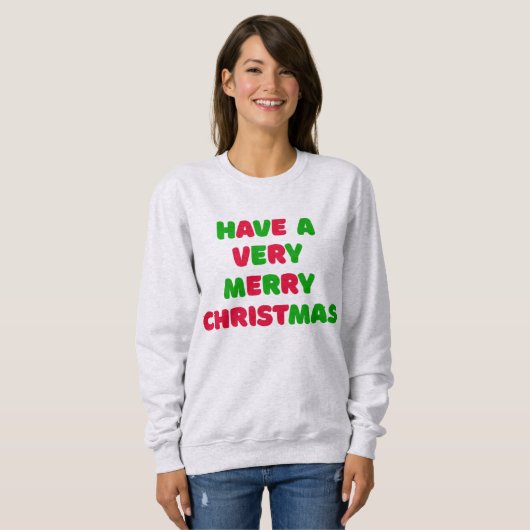 Women's Christmas Sweatshirt (Vorne ganz)