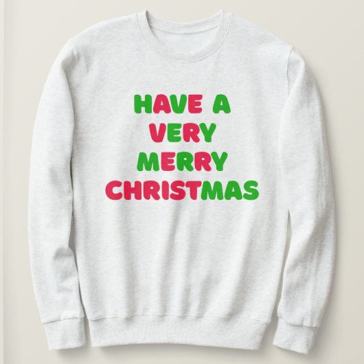 Women's Christmas Sweatshirt (Design vorne)