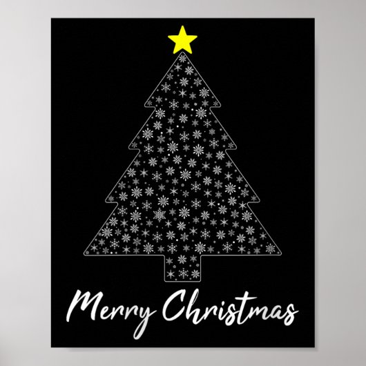 Womens Christmas Tree Matching Family Santa Claus Poster (Vorne)