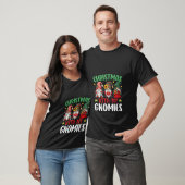 Womens Christmas With My Gnomies V Neck T-Shirt (Unisex)