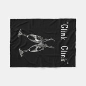 Womens Clink Clink V-neck Fleecedecke (Vorderseite (Horizontal))