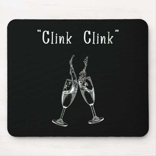 Womens Clink Clink V-neck  Mousepad (Vorne)