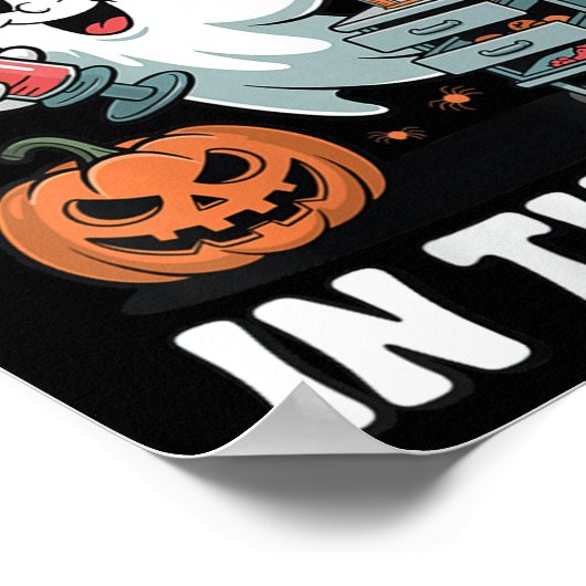 Womens Code Boo In The Icu Funny Medical Halloween Poster (Ecke)