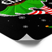 Womens Coding Elf Christmas Family Girls Women Elf Poster (Ecke)