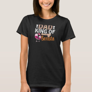 Womens Coffee Wine Zitat Barista Cool Coffee Wein T-Shirt