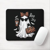 Womens Coquette Leopard Ghost Coffee Boo-jee Hallo Mousepad (Mit Mouse)