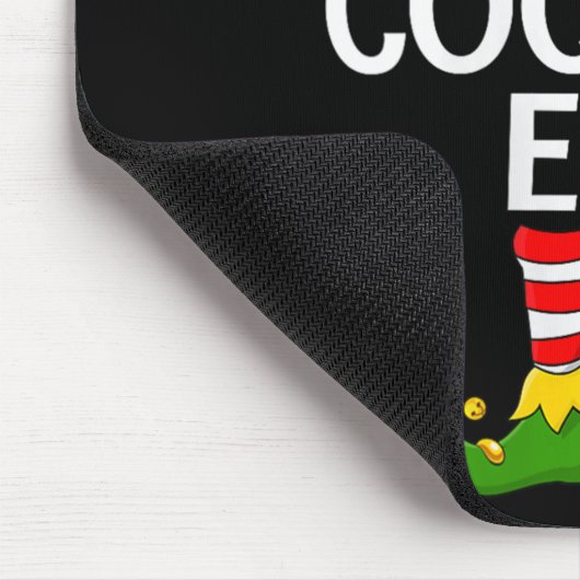 Womens Coquito Elf Xmas Matching Family Elf Squad Mousepad (Ecke)