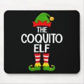 Womens Coquito Elf Xmas Matching Family Elf Squad Mousepad (Vorne)
