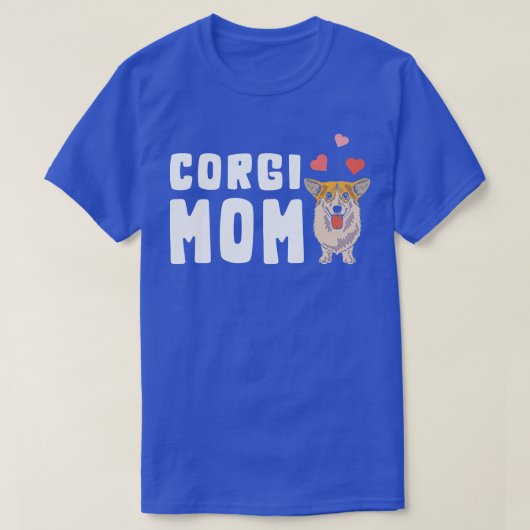 Womens Corgi Mama Funny Corgi Dog Owner T-Shirt (Design vorne)