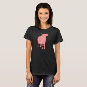Womens Cow Lady Farm Girl Cattle Farmer Cow Farmin T-Shirt (Vorne ganz)