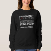 Women's Crew Neck CLC Vision Statement Sweatshirt (Vorderseite)