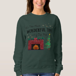 Womens Crewneck Most Wonderful Time of The Year Sweatshirt