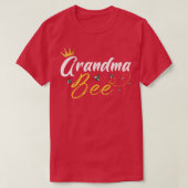 Womens Crown Bee Oma Beekeeper Apiarist Honey T-Shirt (Design vorne)