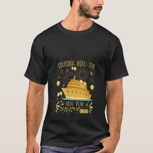 Womens Cruising Into 2026 New Years Eve Party Favo T-Shirt (Vorderseite)