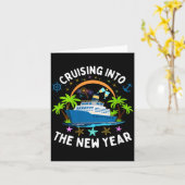 Womens Cruising Into New Year 2026 Family Matching Karte (Gelbe Blume)