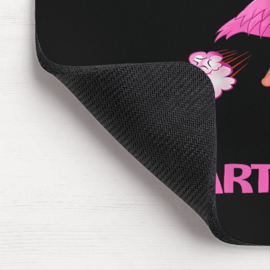 Womens Cute Don't E Me I Fart Easy Fart Joke Flami Mousepad (Ecke)