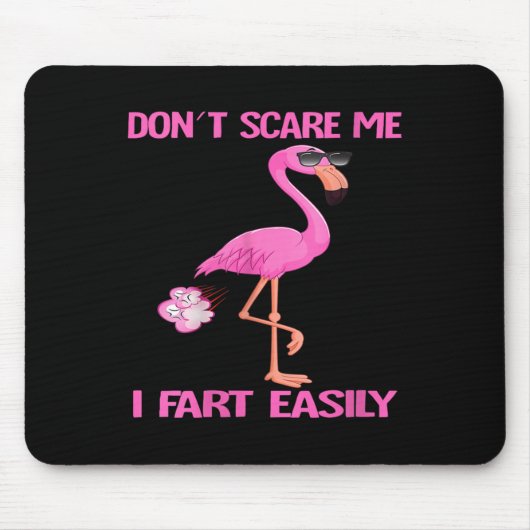Womens Cute Don't E Me I Fart Easy Fart Joke Flami Mousepad (Vorne)