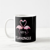 Womens Cute Let's Flamingle Nk Flamingo Summer Lov Kaffeetasse (Links)