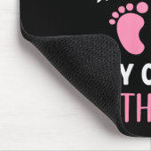 Womens Cute My Aunt Has My Cousin In The Oven Preg Mousepad (Ecke)