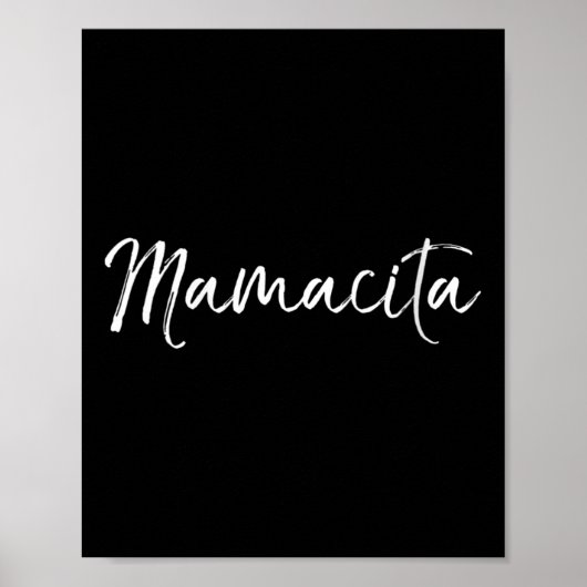 Womens Cute Spanish Mother's Day Gift En Español Q Poster (Vorne)