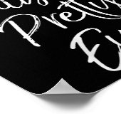 Womens Cute Workout Leg Day Quote Women's Thick Th Poster (Ecke)