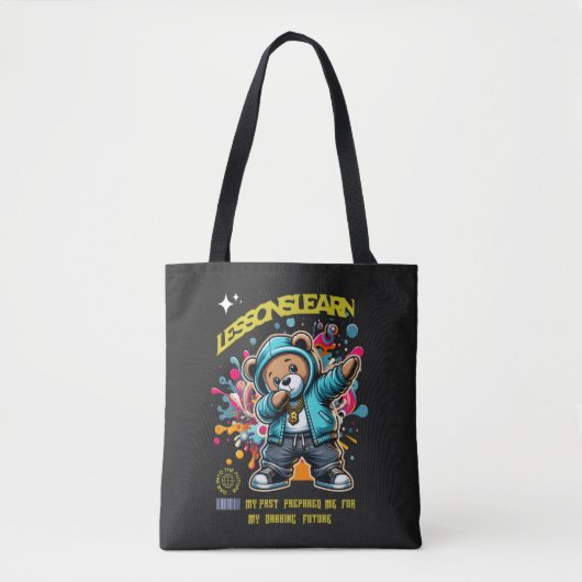 WOMEN'S DABBING FUTURE LESSONS LEARN TOTE BAG TASCHE (Vorderseite)