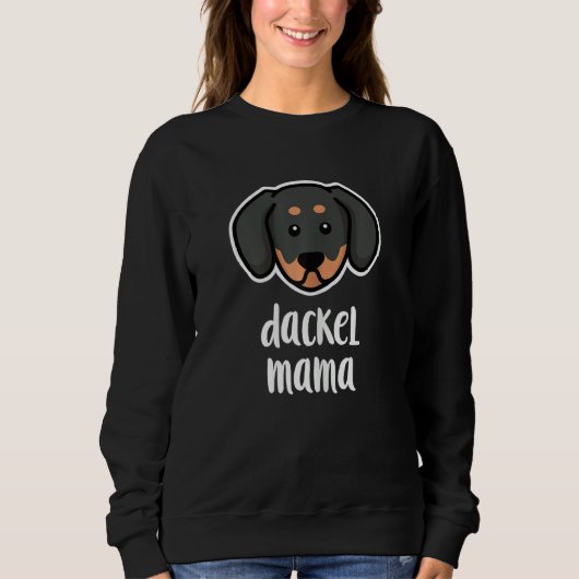 Womens Dachshund Mum Sweatshirt (Vorderseite)