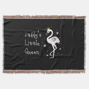 Womens Daddys Little Queen Cute Decke