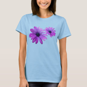 Women's Daisy T - Shirt Bio Lila Blume Shirt