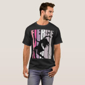 Womens Dance Pink Fierce Birthday Coach Wettbewerb T-Shirt (Vorne ganz)