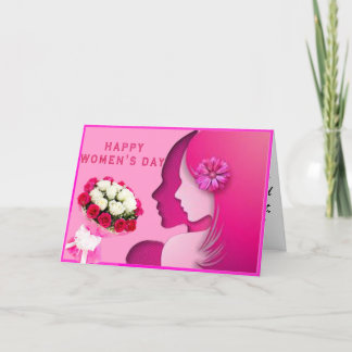 women's day card feiertagskarte