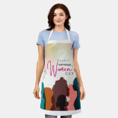 Women's Day Celebration Apron Schürze (Getragen)