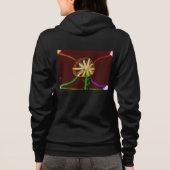 Women's Digital Sunflower Hoodie! Hoodie (Rückseite)