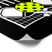 Womens Dill With It Funny Ckleball Paddle And Net Poster (Ecke)