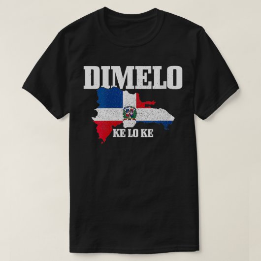 Womens Dimelo Ke Lo Ke Dominikanische Republik Kar T-Shirt (Design vorne)