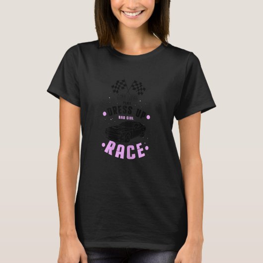 Womens Dirt Track Racing Designs for Race Track an T-Shirt (Vorderseite)