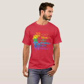 Womens Diversity Inclusion Equality Human Rights R T-Shirt (Vorne ganz)