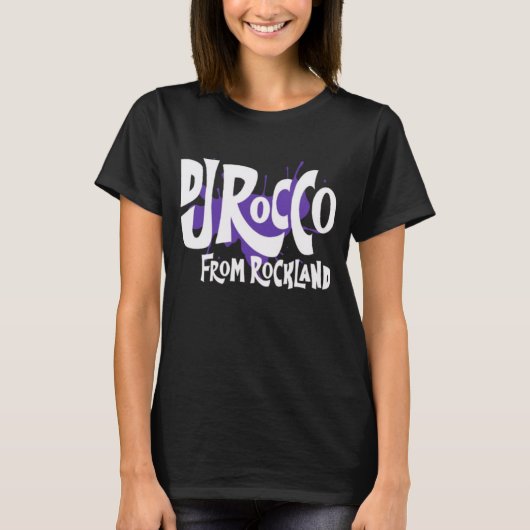 Women's DJ Rocco From Rockland Logo White T-Shirt (Vorderseite)