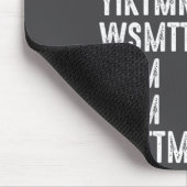 Womens Do You Know The Muffin Man Dyktmm Funny Quo Mousepad (Ecke)