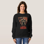 Womens Dog USA Flag Cane Corso Mom 3 Sweatshirt (Vorne ganz)