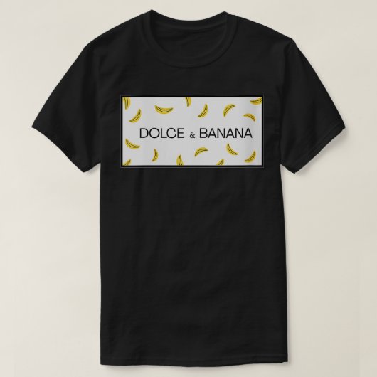Womens Dolce and banana funny graphic design VNeck T-Shirt (Design vorne)