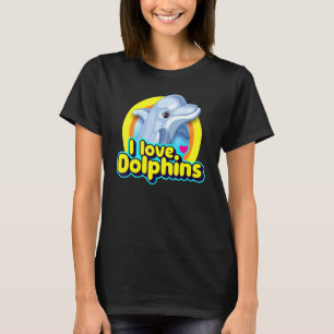Womens Dolphins Kinder Jungen Mädchen T-Shirt