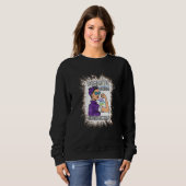 Womens Domestic Violence Awareness Warrior Unbreak Sweatshirt (Vorne ganz)