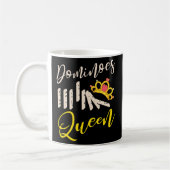 Womens Dominoes Queen Funny Game Dominoes Player Kaffeetasse (Links)