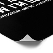 Womens Don't Ask Me How I'm Doing We'll Regret It  Poster (Ecke)