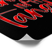 Womens Don't Get Your Tinsel In A Tangle Funny Chr Poster (Ecke)