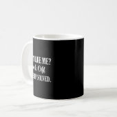 Womens Don't Like Me_ For Off. Problem Solved V-ne Kaffeetasse (Vorderseite Links)