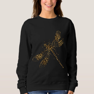 Womens Dragonfly Leopard Print T - Shirt | Einziga